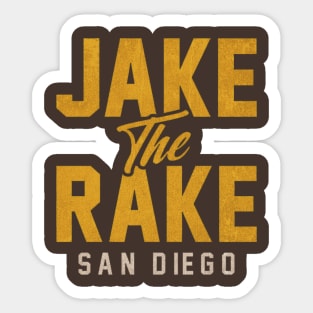 jake the rake Sticker